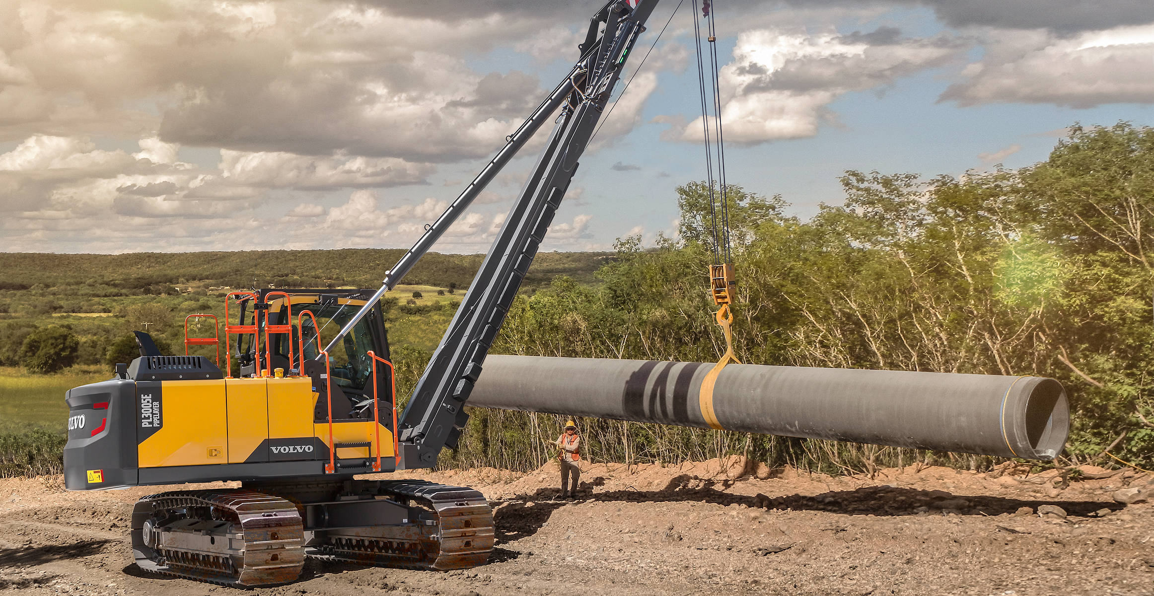 posatubi volvo PL300 Puglia